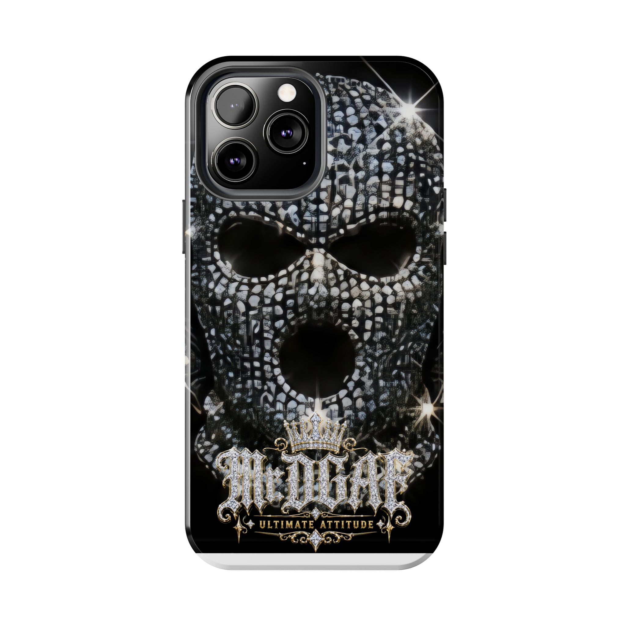 Skull Rhinestone Tough Phone Case — "Outlaw" Ultimate Attitude