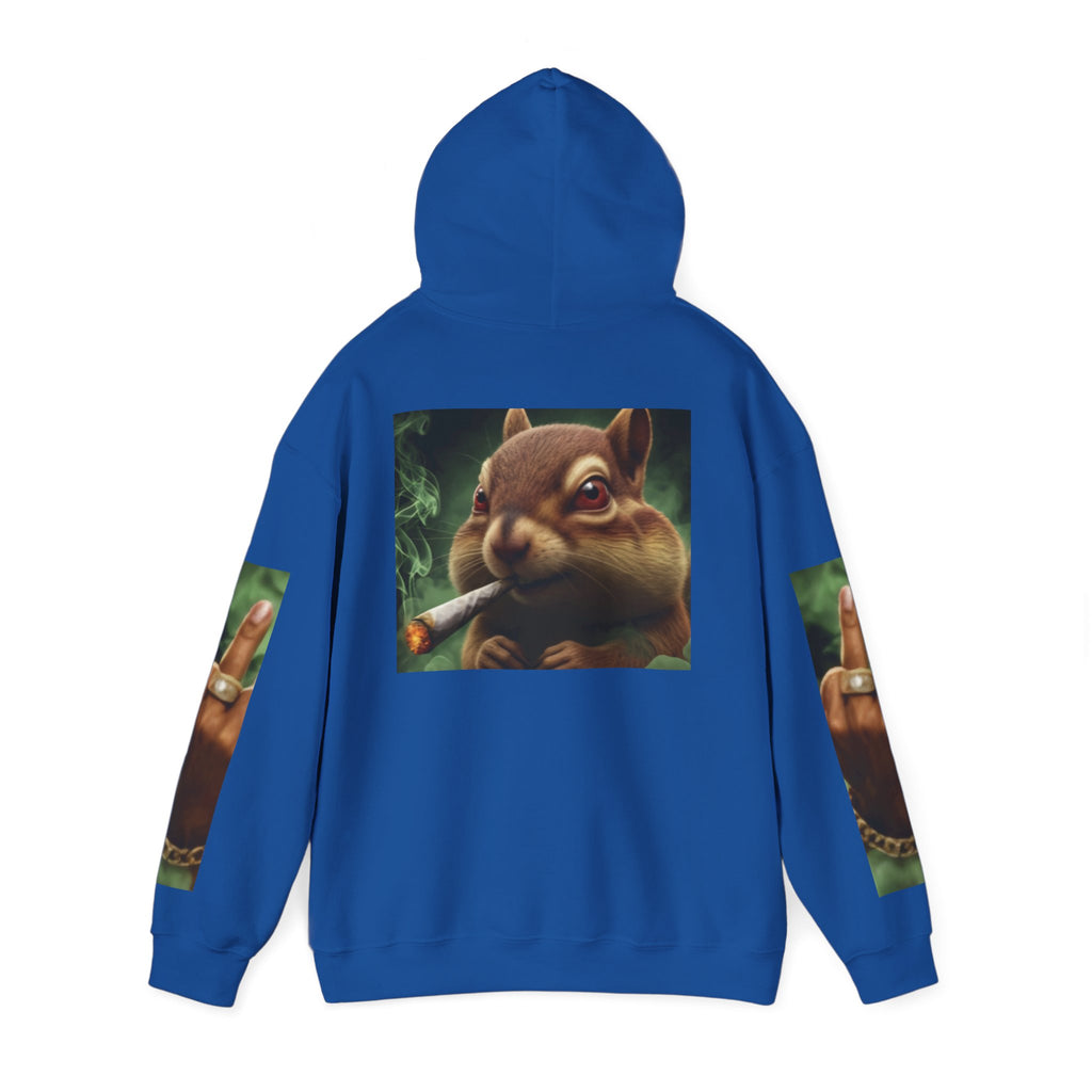 Hoodie — Smoky Chipmunk 'DGAF' Graphic Pullover