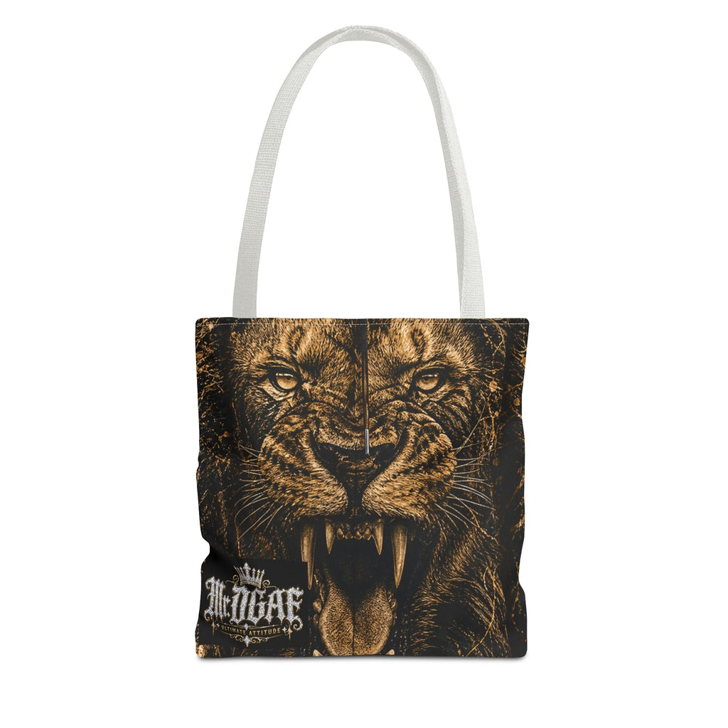 Roaring Lion Tote Bag – Vintage Fierce Animal Print Everyday Tote