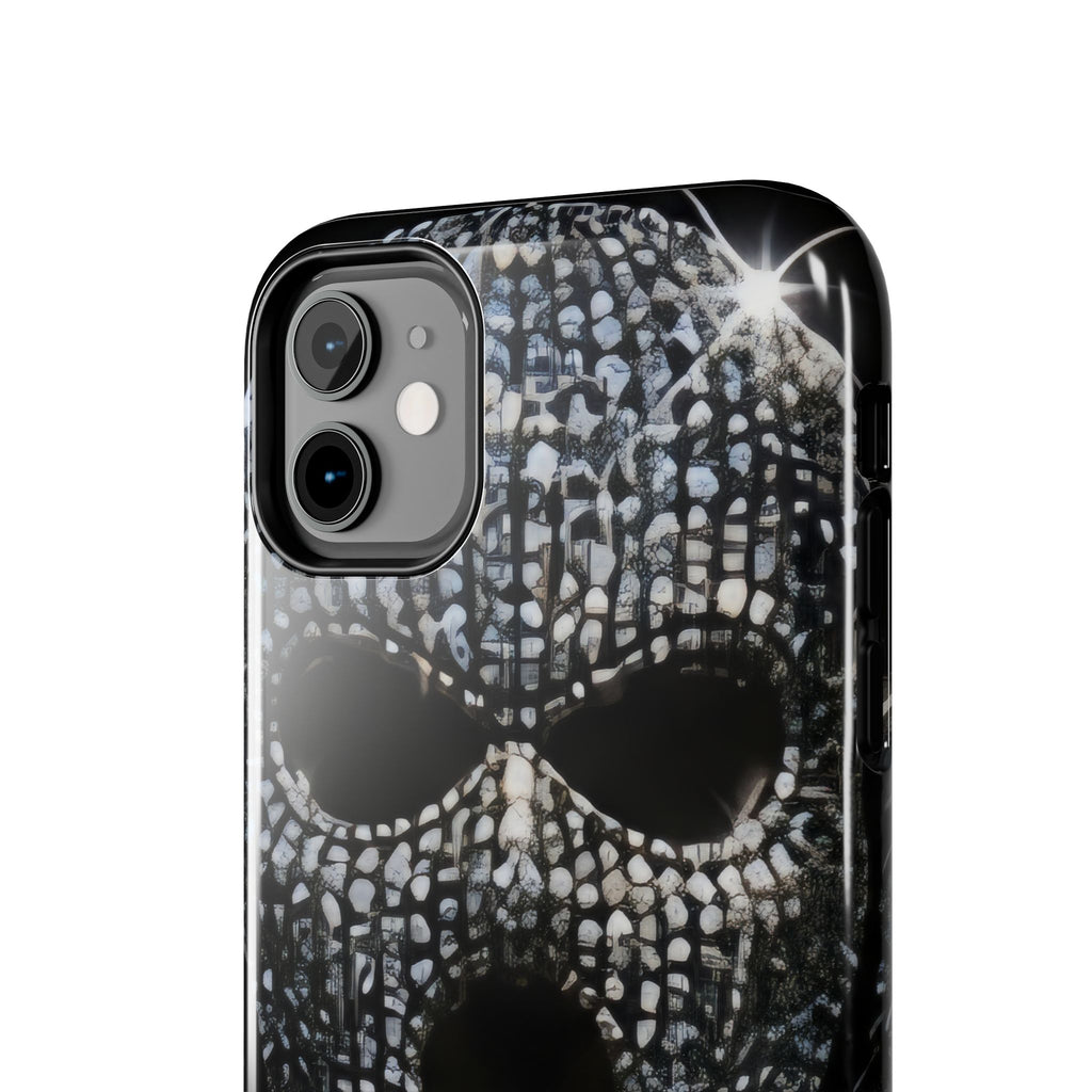 Skull Rhinestone Tough Phone Case — "Outlaw" Ultimate Attitude