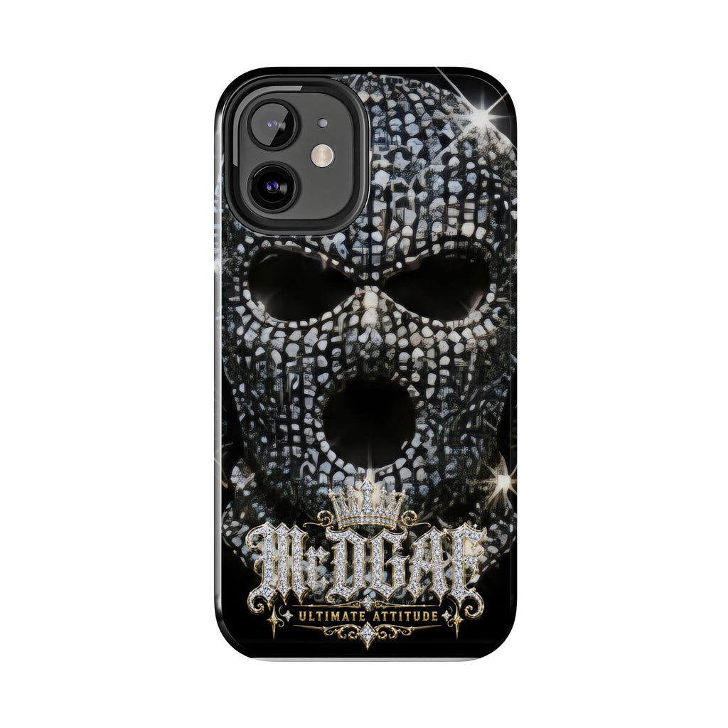 Skull Rhinestone Tough Phone Case — "Outlaw" Ultimate Attitude
