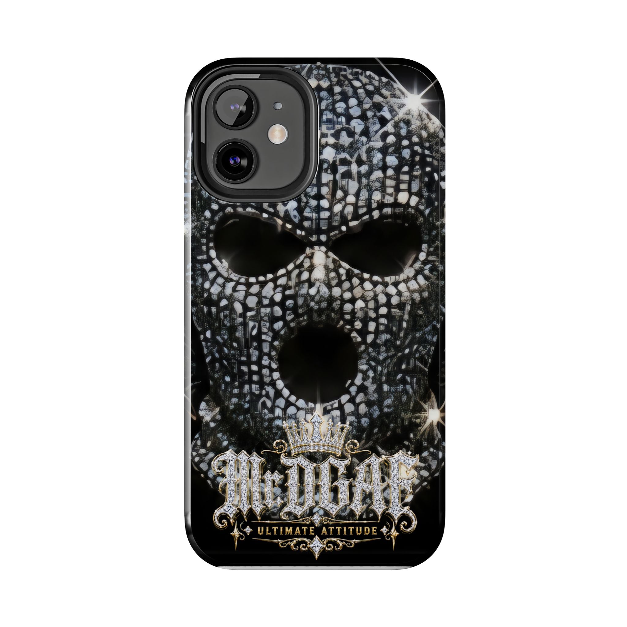 Skull Rhinestone Tough Phone Case — "Outlaw" Ultimate Attitude