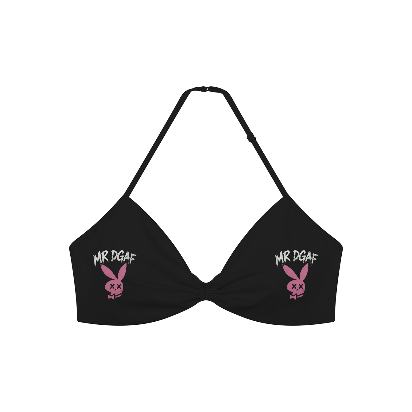 Women’s Ruched Halter-Neck Sports Bra