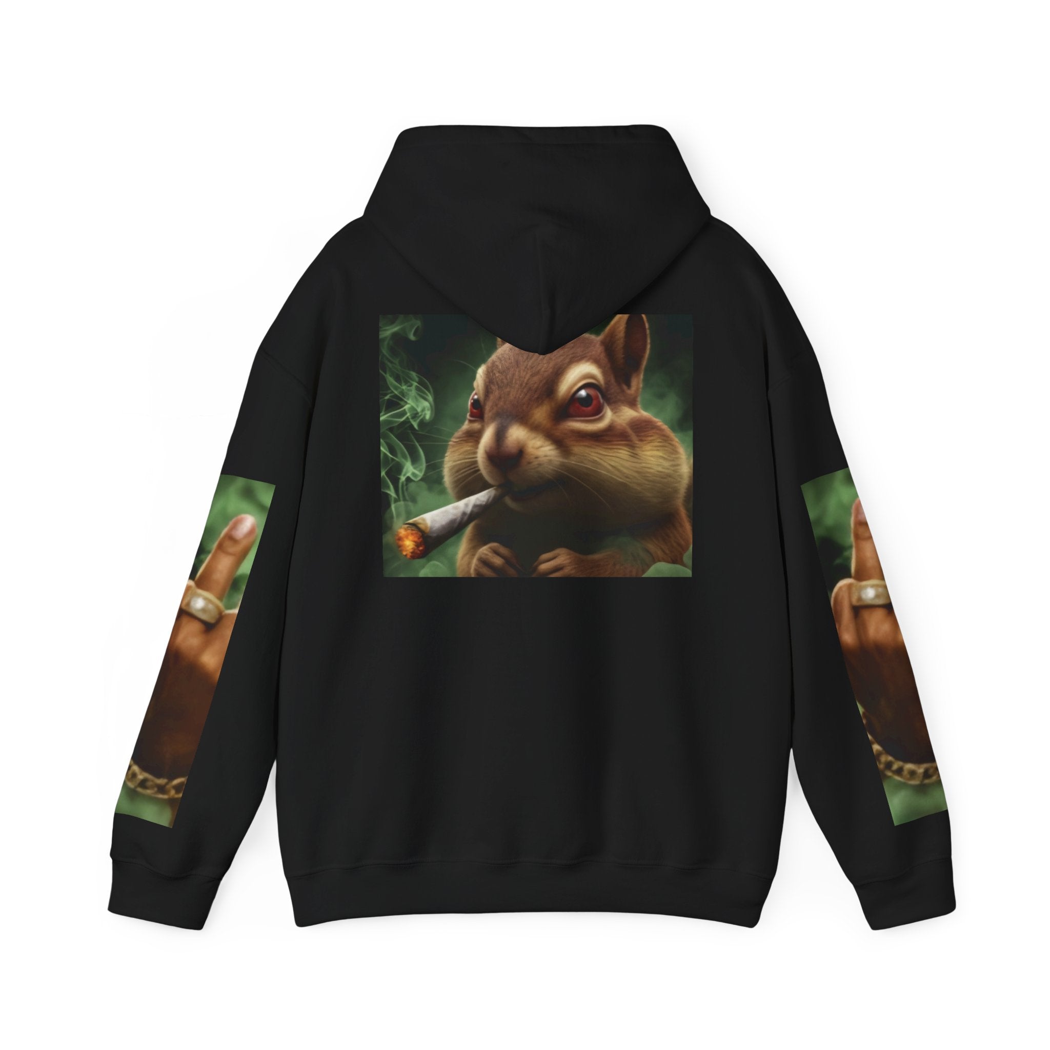 Hoodie — Smoky Chipmunk 'DGAF' Graphic Pullover