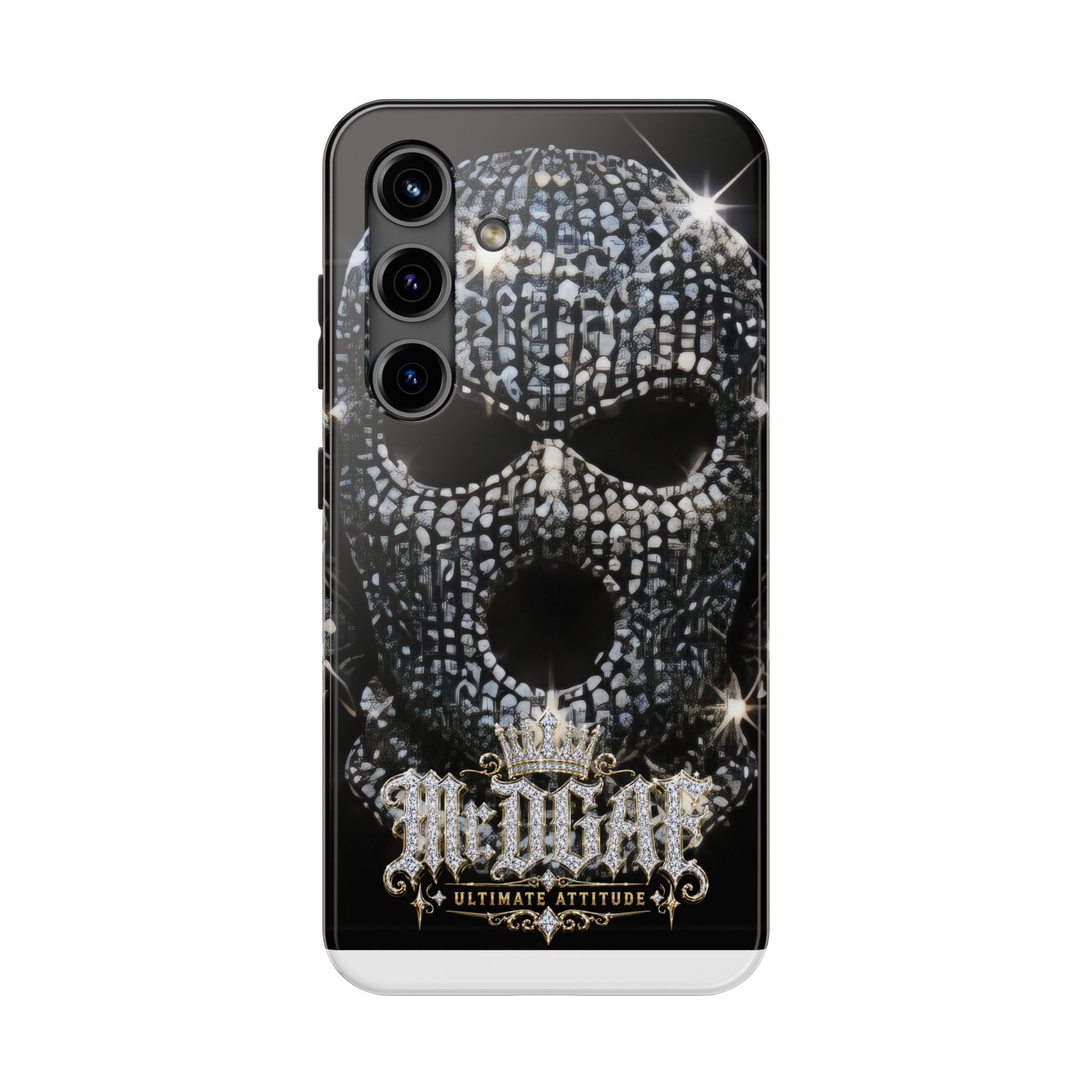 Skull Rhinestone Tough Phone Case — "Outlaw" Ultimate Attitude