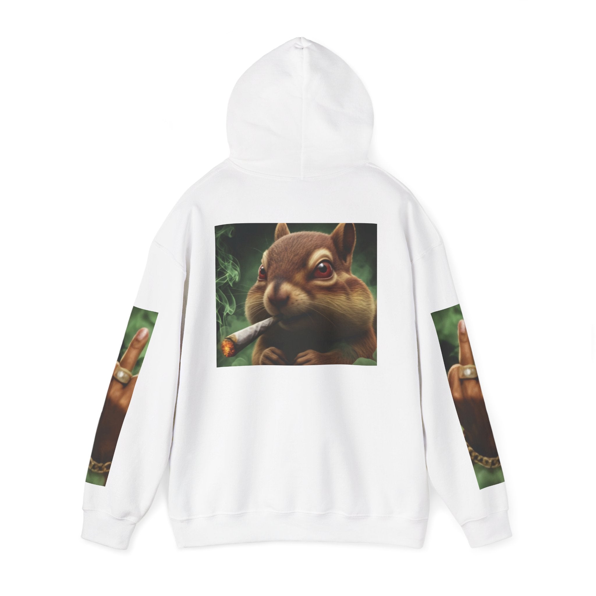 Hoodie — Smoky Chipmunk 'DGAF' Graphic Pullover