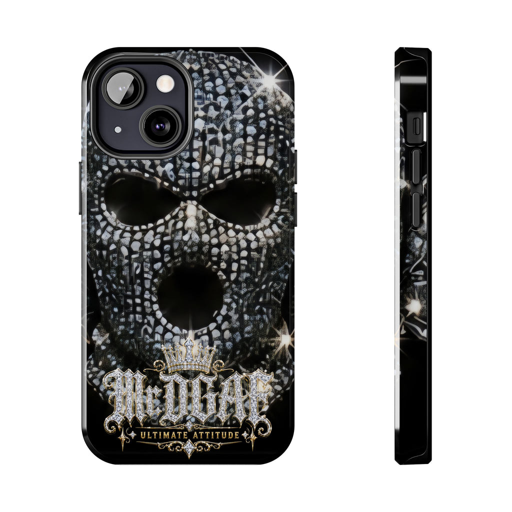 Skull Rhinestone Tough Phone Case — "Outlaw" Ultimate Attitude