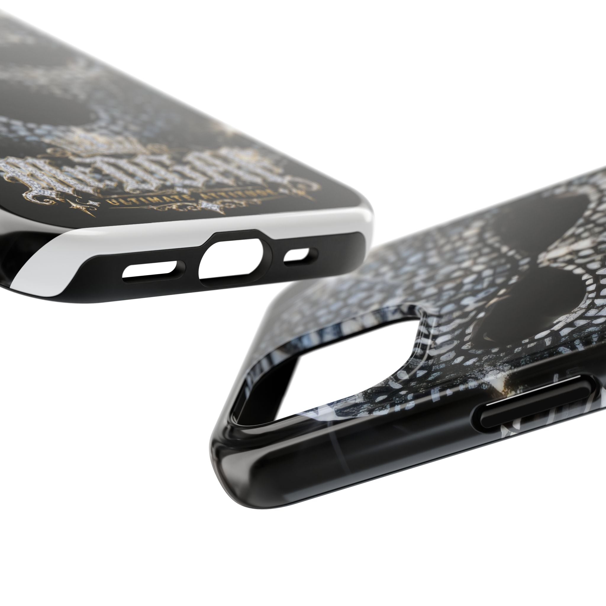 Skull Rhinestone Tough Phone Case — "Outlaw" Ultimate Attitude