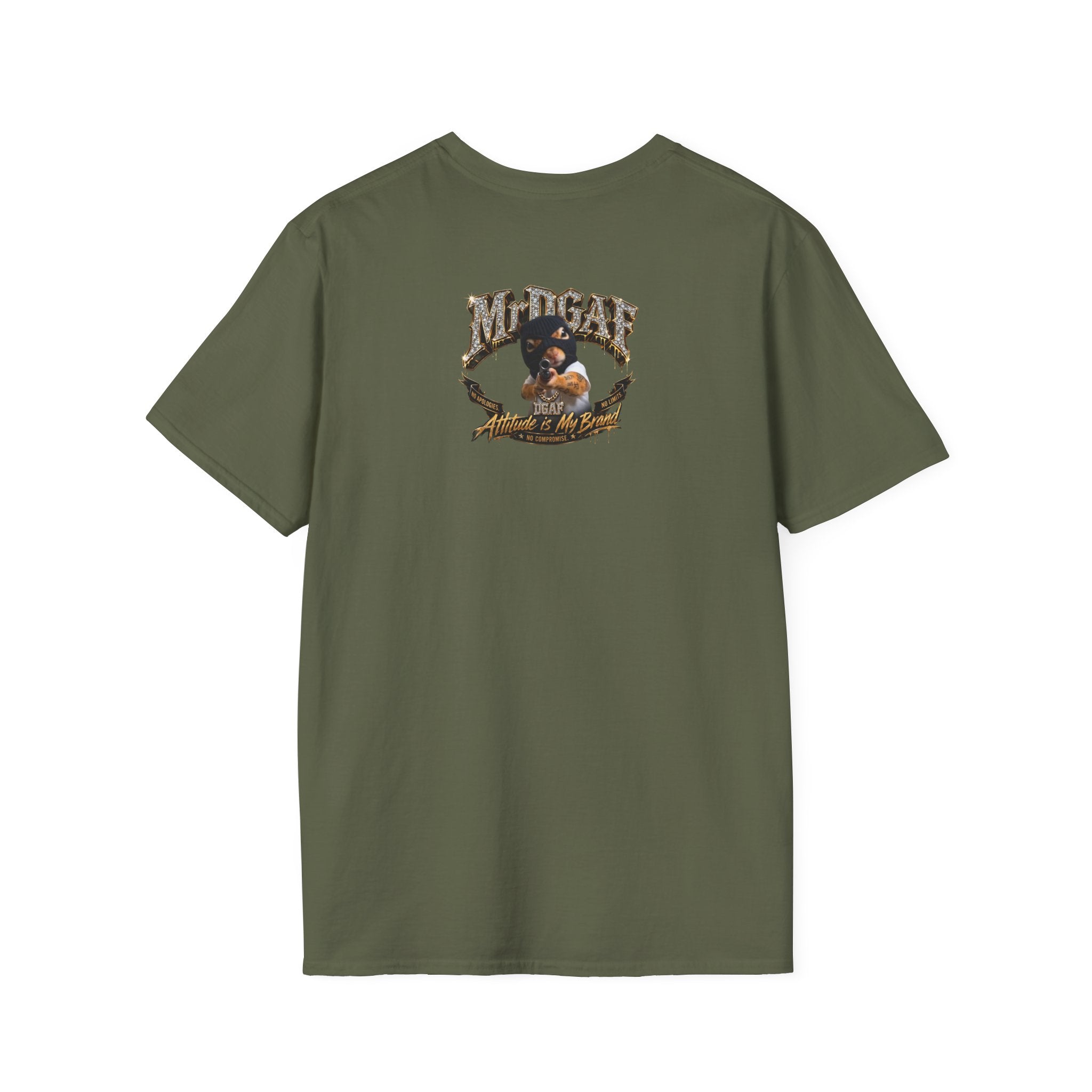Keep Walking Asshole T-Shirt — Bold Retro Marquee Text Tee