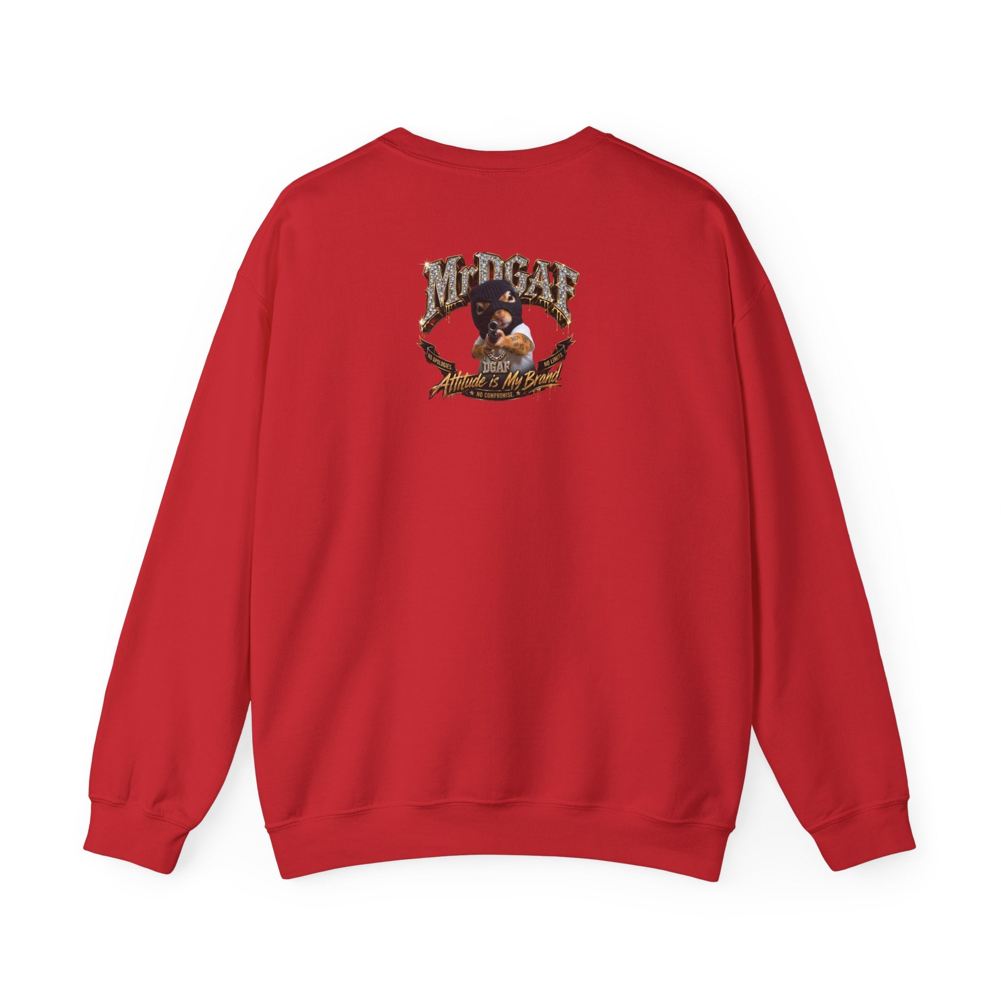Legendary Bitch Graphic Sweatshirt – Bold Rhinestone-Style Crewneck for Women