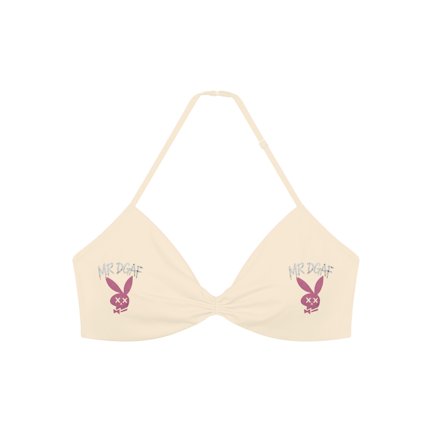 Women’s Ruched Halter-Neck Sports Bra