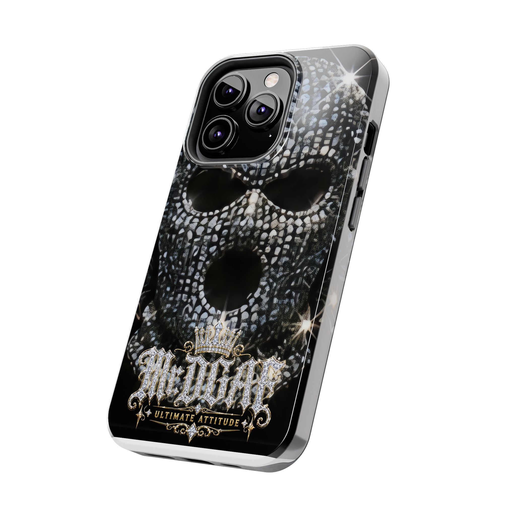 Skull Rhinestone Tough Phone Case — "Outlaw" Ultimate Attitude