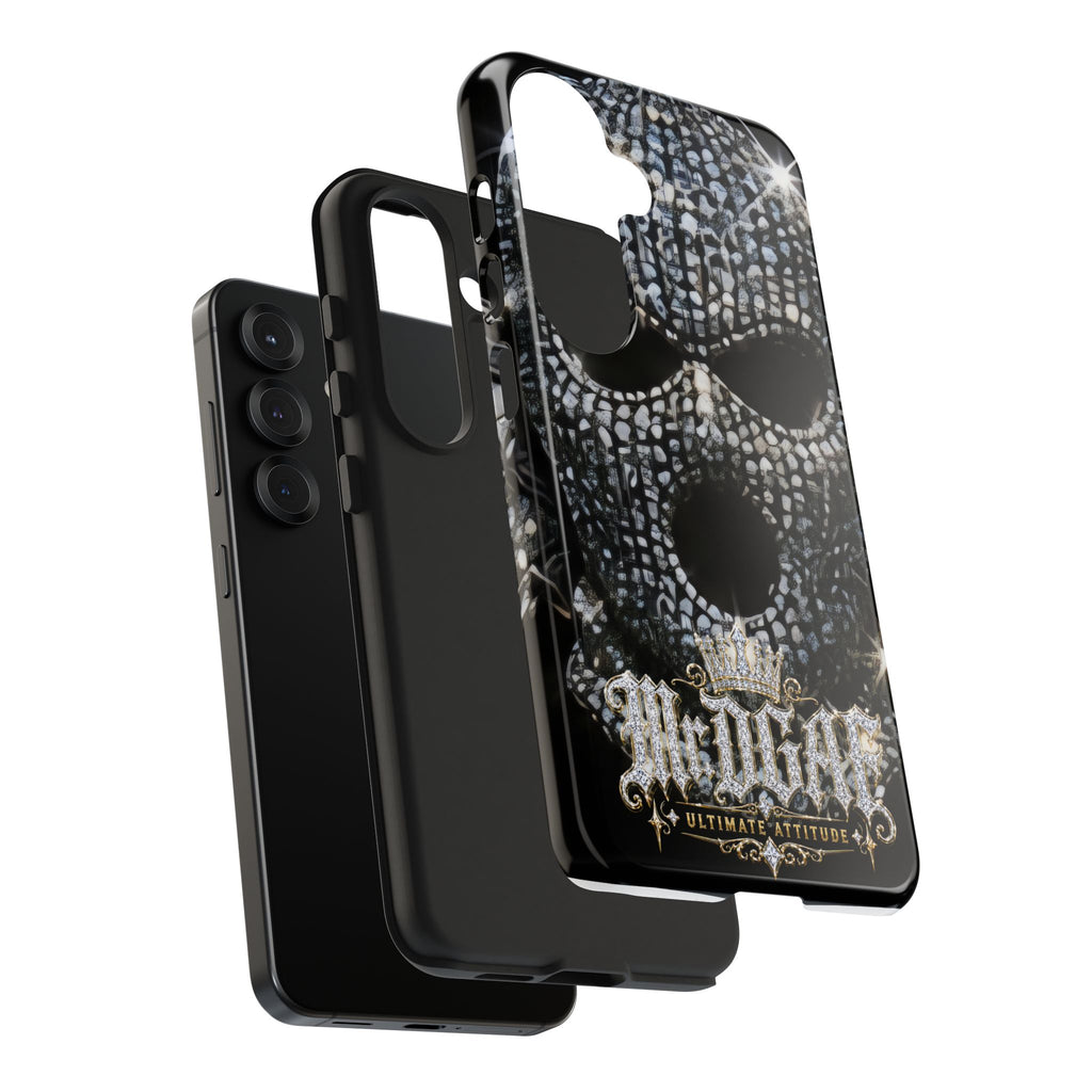 Skull Rhinestone Tough Phone Case — "Outlaw" Ultimate Attitude