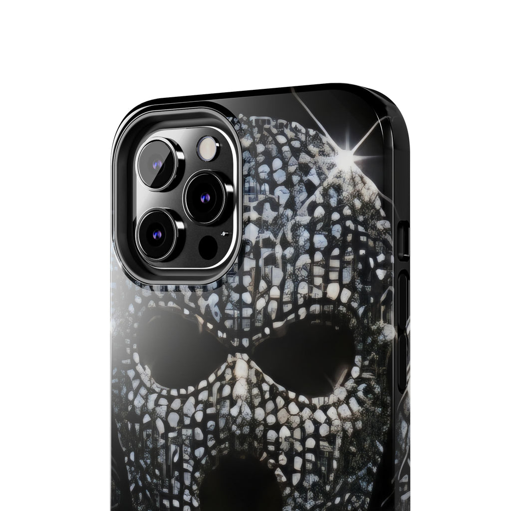 Skull Rhinestone Tough Phone Case — "Outlaw" Ultimate Attitude