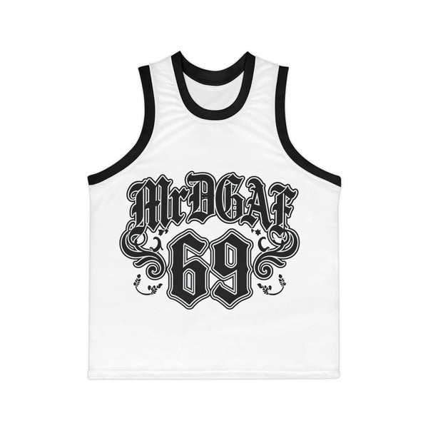 Basketball Jersey — Vintage Gothic "MrDgat 69" Number Tank - mrdgaf.shop