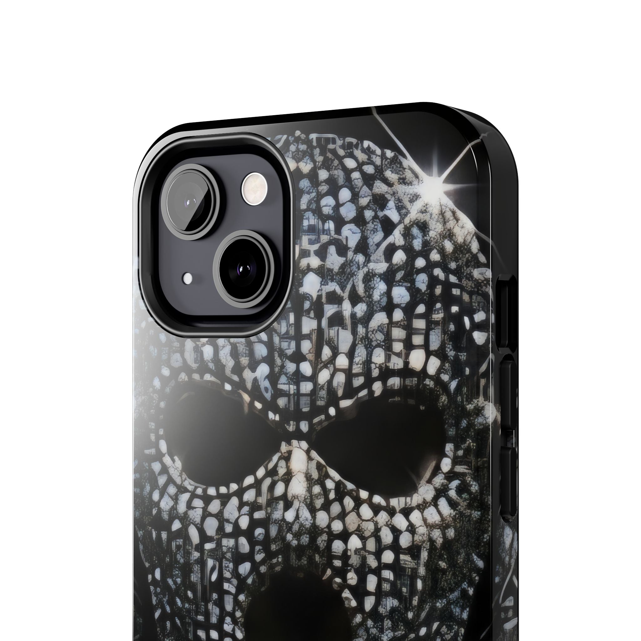 Skull Rhinestone Tough Phone Case — "Outlaw" Ultimate Attitude