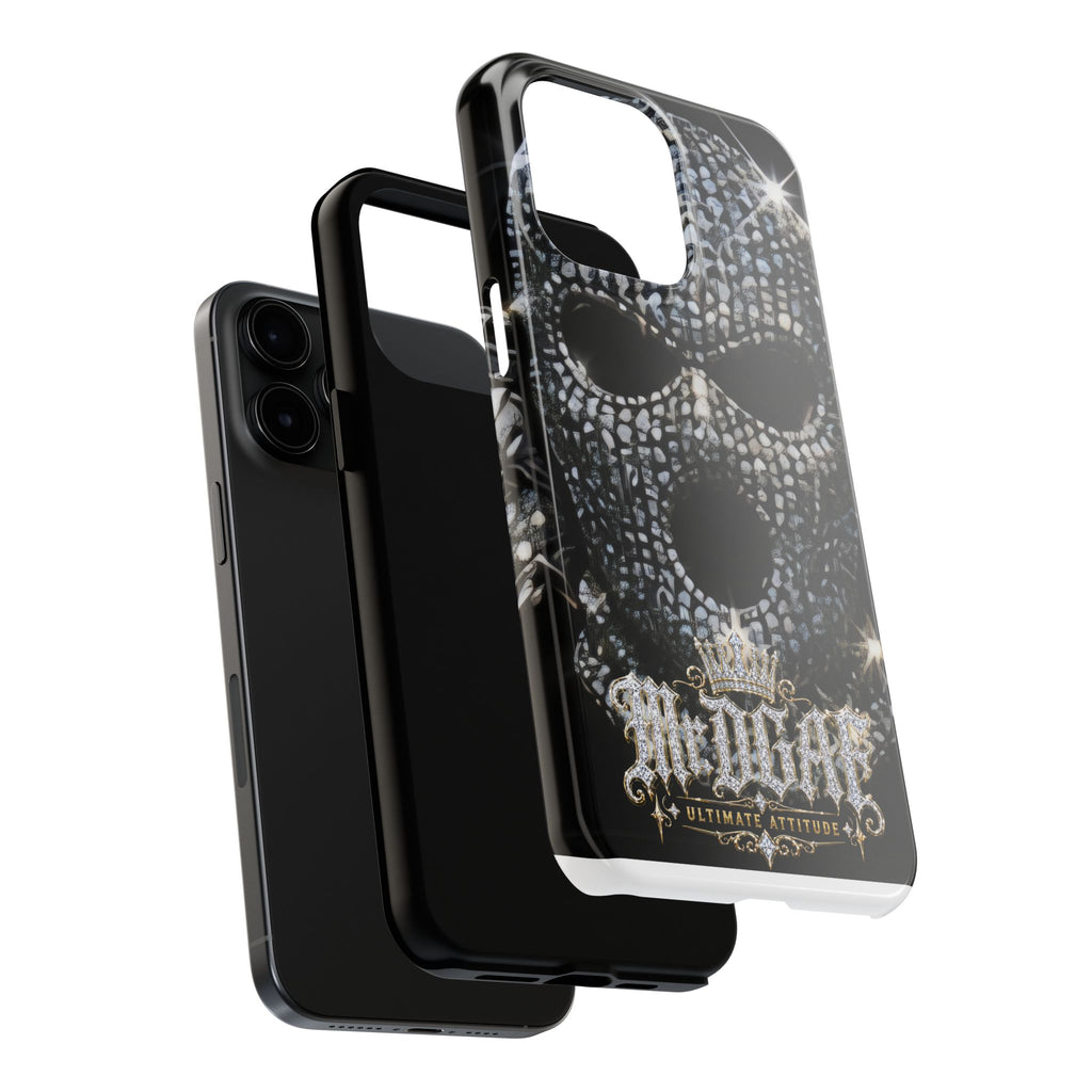 Skull Rhinestone Tough Phone Case — "Outlaw" Ultimate Attitude