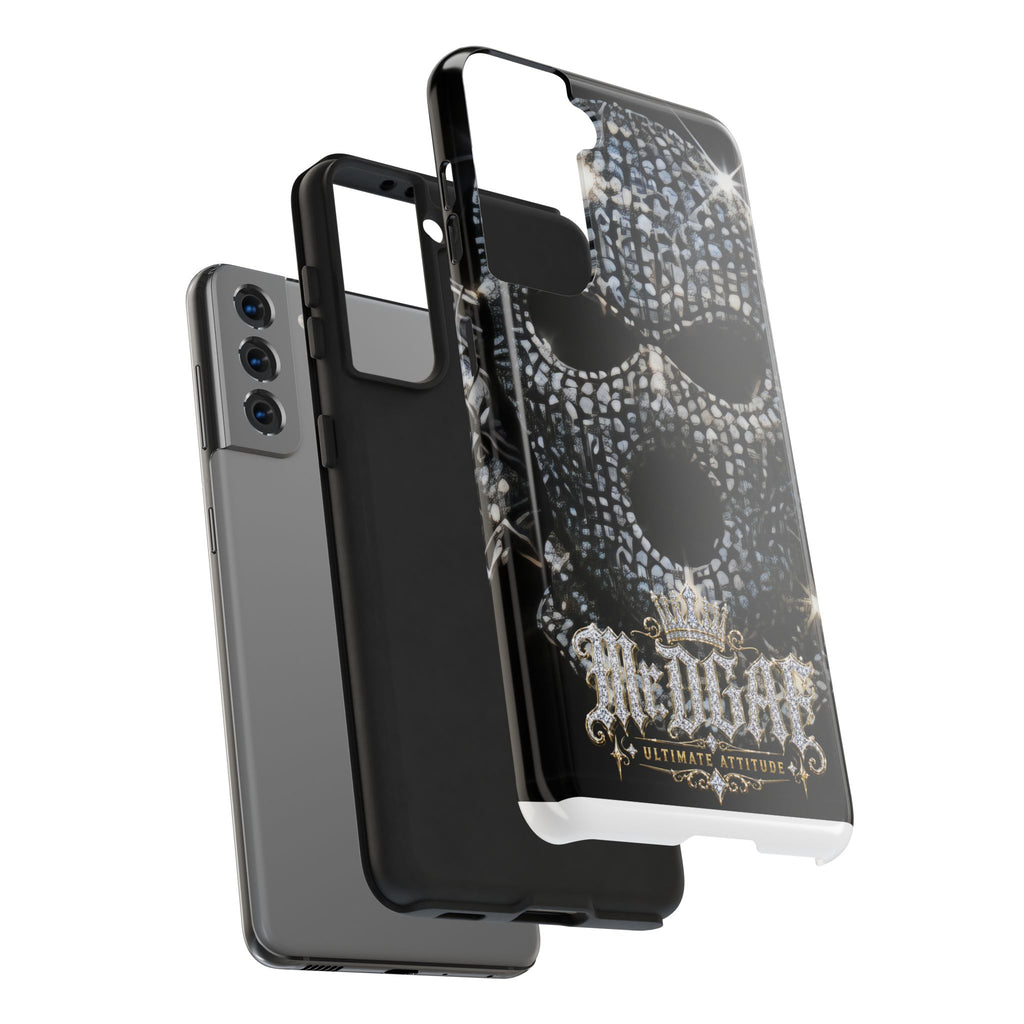Skull Rhinestone Tough Phone Case — "Outlaw" Ultimate Attitude