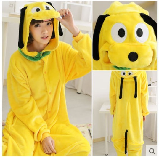 Mixed batch autumn and winter flannel children's cartoon conjoined animal pajamas Tigger home clothes too long thick wholesale