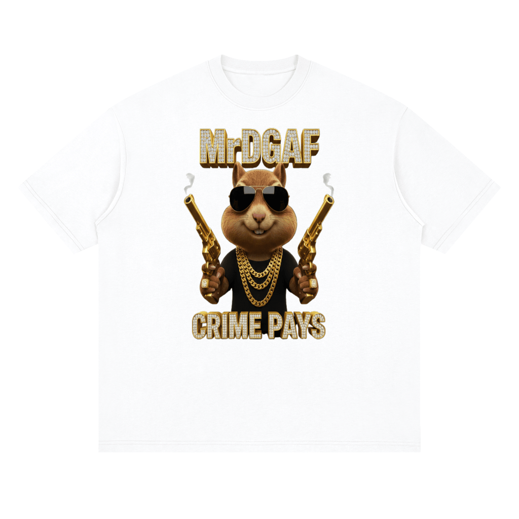 Crime Pays Graphic Tee — Mr. DGAF Dark Streetwear - mrdgaf.shop