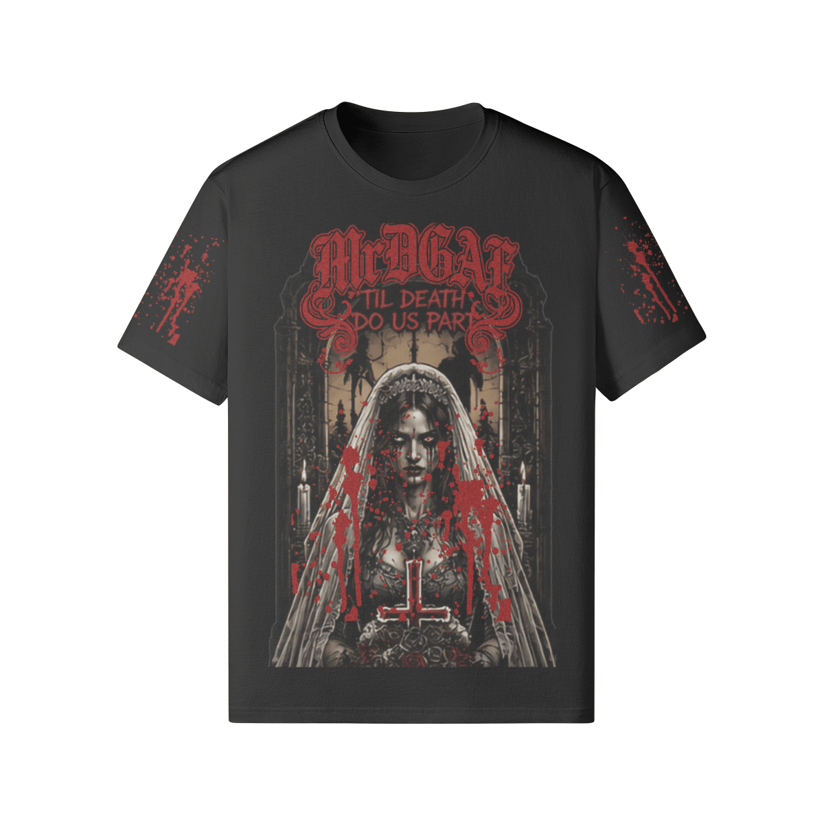 Blood Glitter Tshirt SE Bride - mrdgaf.shop