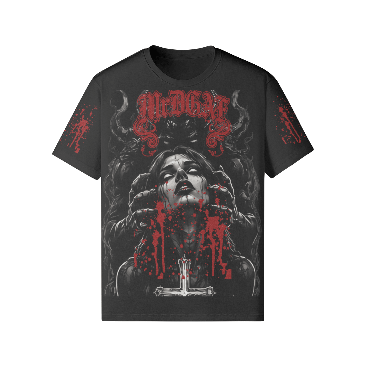 Blood Glitter Tshirt SE Devil - mrdgaf.shop