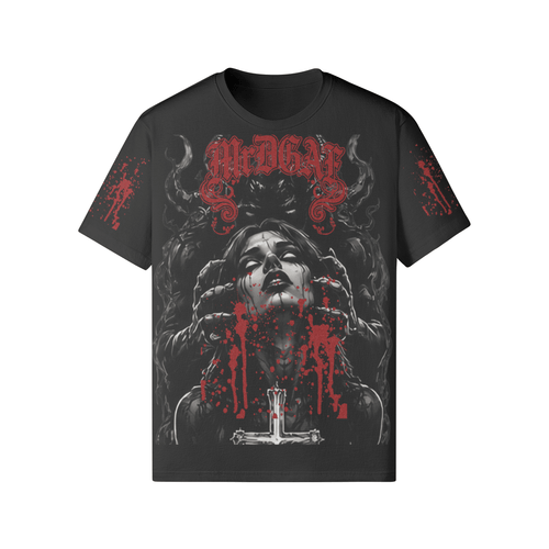 Blood Glitter Tshirt SE Devil - mrdgaf.shop