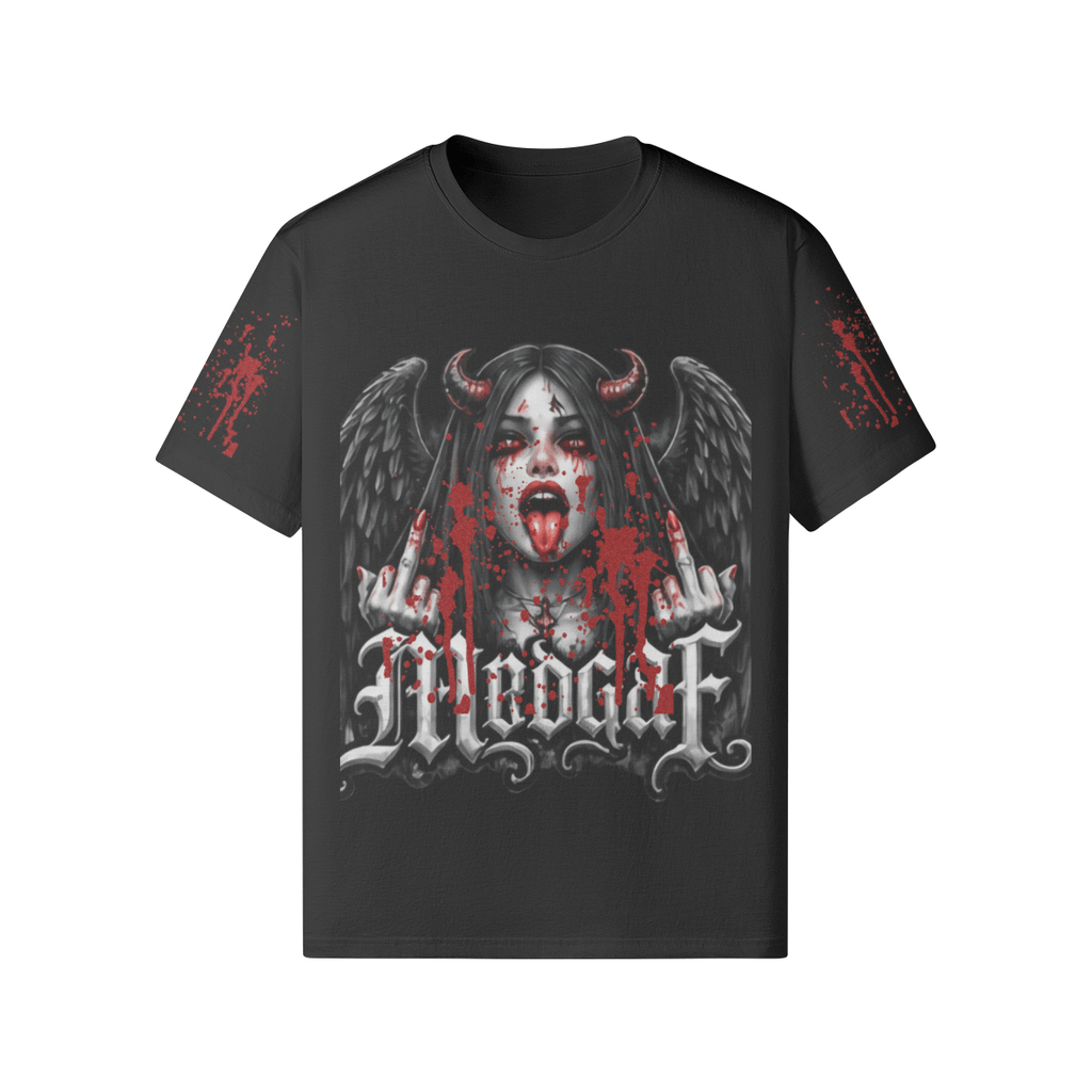 Blood Glitter Tshirt SE Devil Girl - mrdgaf.shop