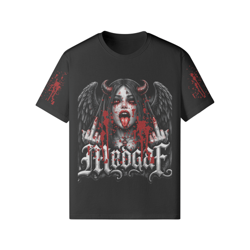 Blood Glitter Tshirt SE Devil Girl - mrdgaf.shop