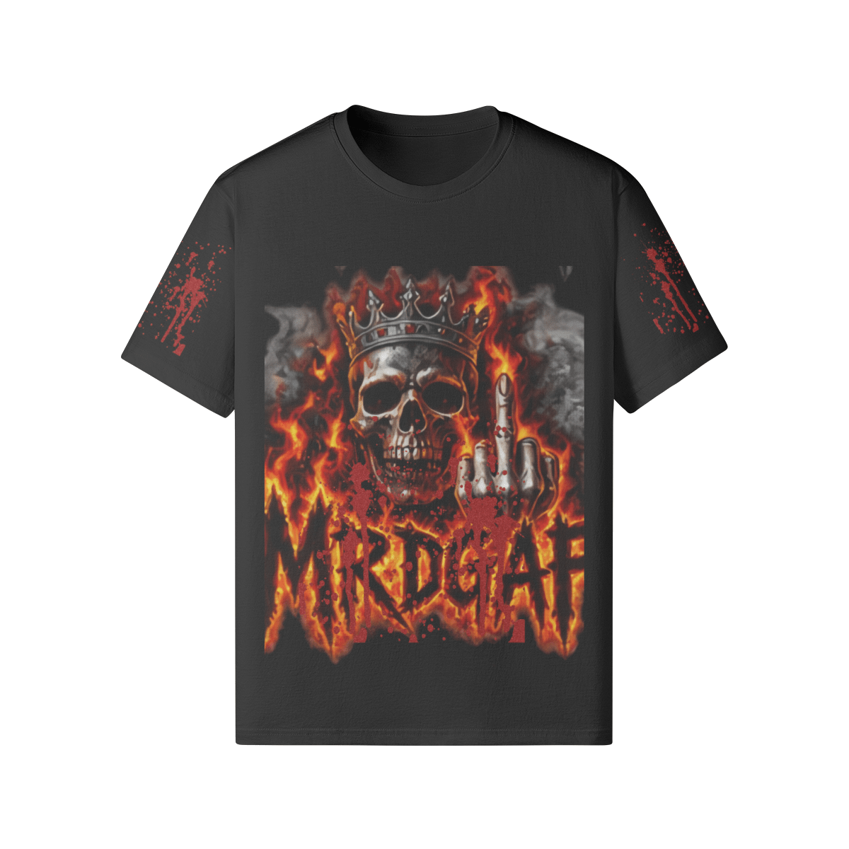 Blood Glitter Tshirt SE Skull - mrdgaf.shop